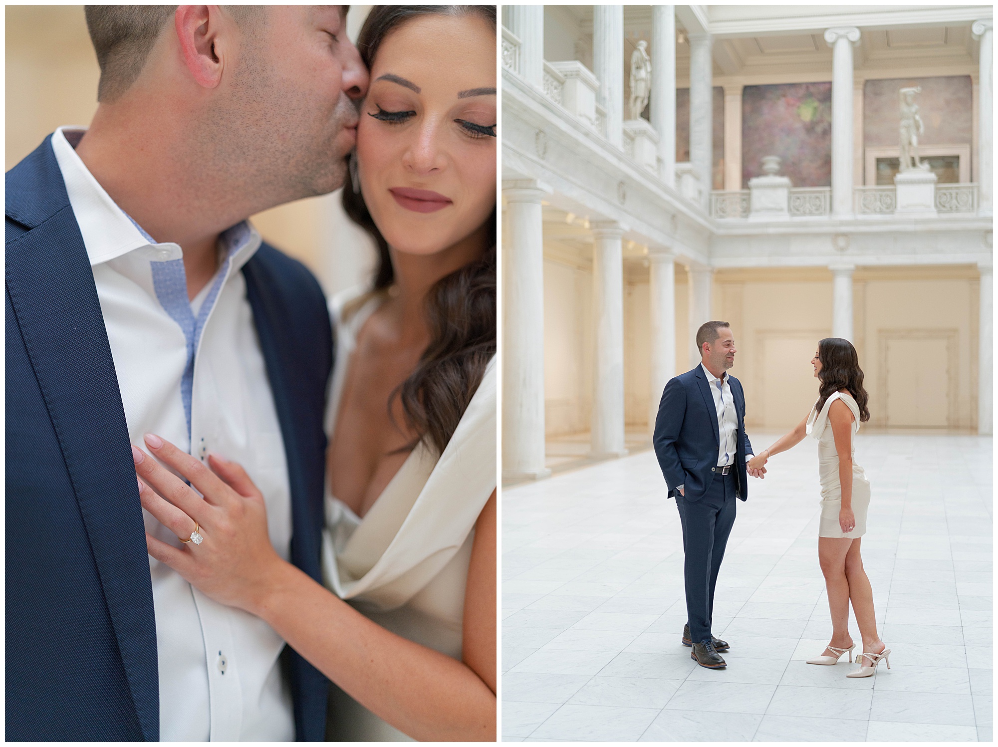 Carnegie Museum of Art engagement session Margaret James | Pittsburgh Photographer