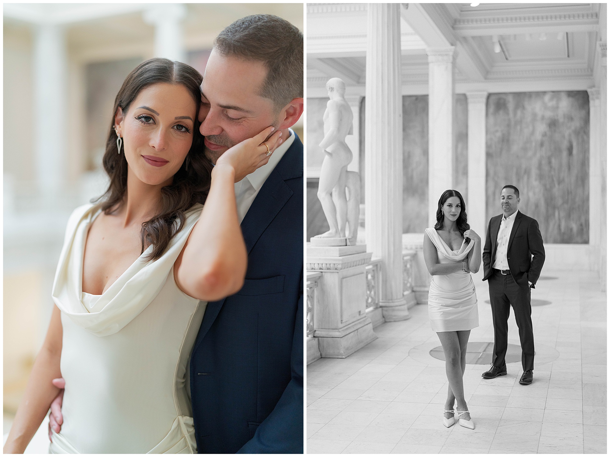 Carnegie Museum of Art engagement session Margaret James | Pittsburgh Photographer