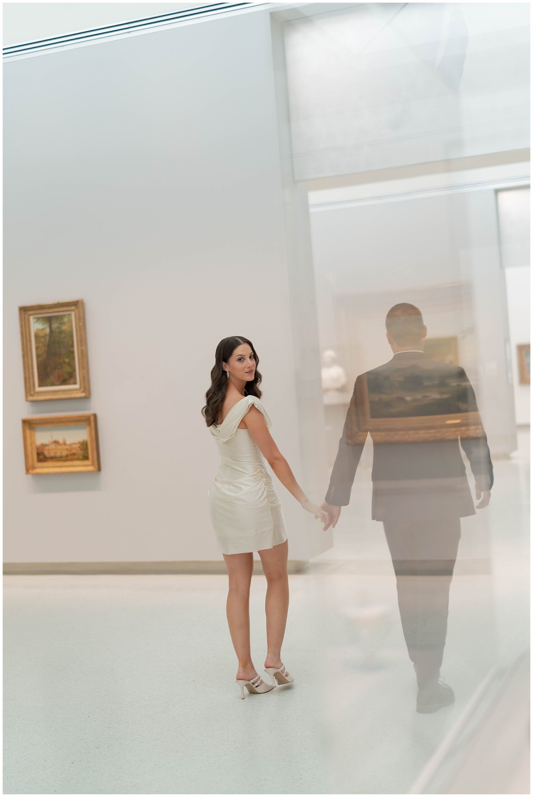 Carnegie Museum of Art engagement session Margaret James | Pittsburgh Photographer
