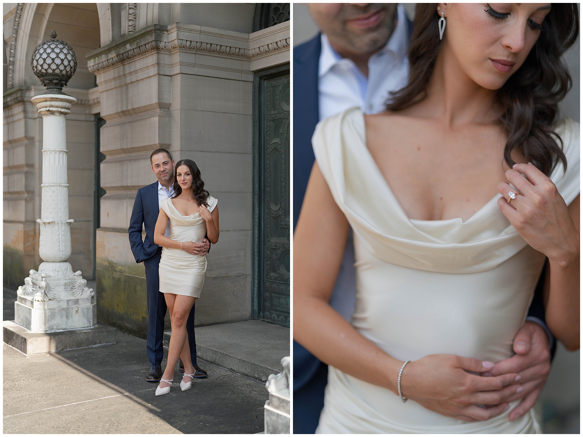 Carnegie Museum of Art engagement session Margaret James | Pittsburgh Photographer