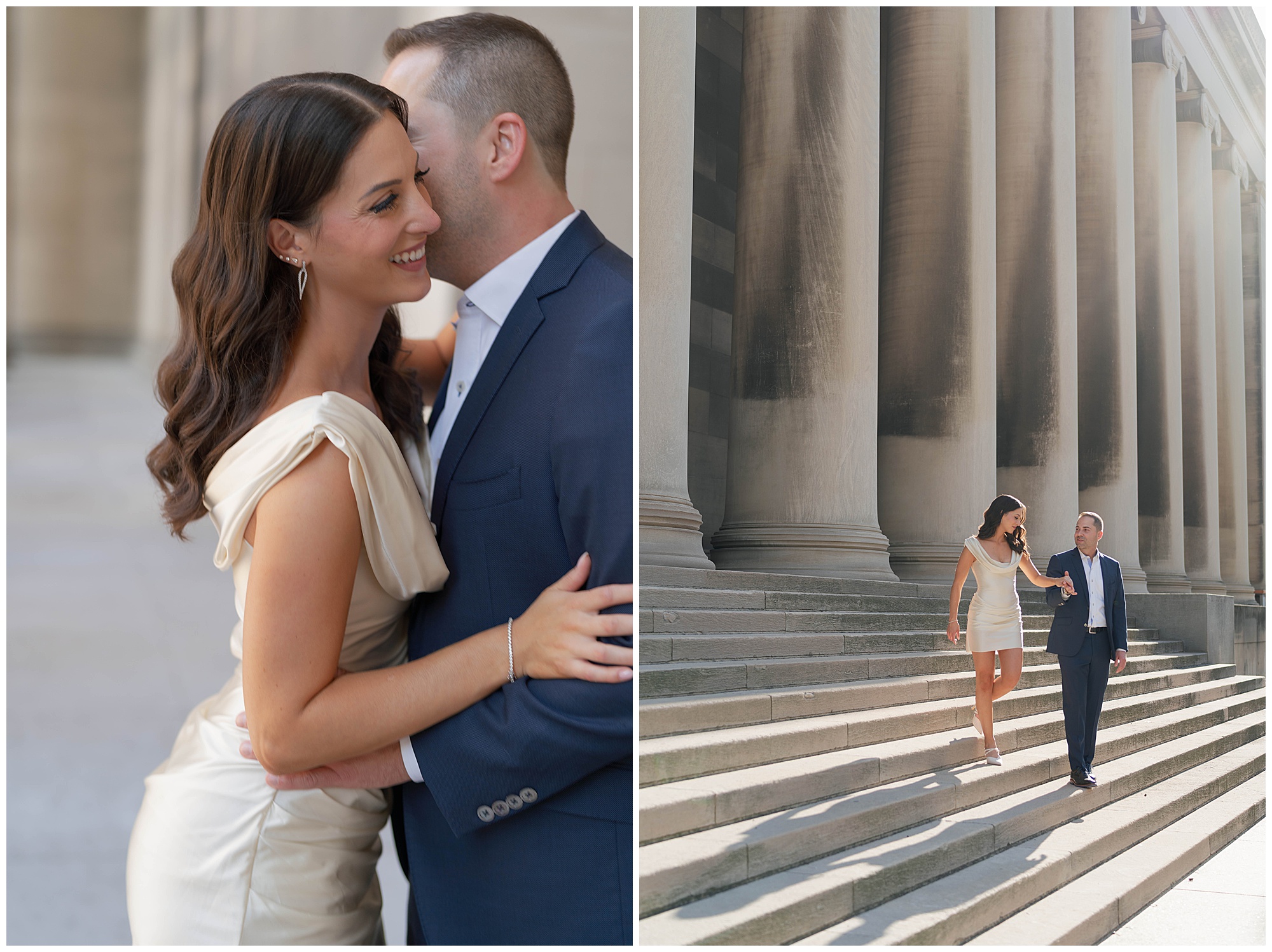 Carnegie Museum of Art engagement session Margaret James | Pittsburgh Photographer
